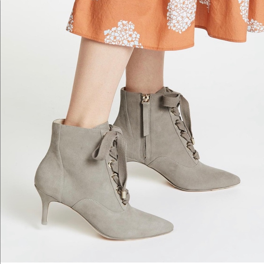 Zimmerman size 38 EU (US 7.5-8) worn once grey suede booties